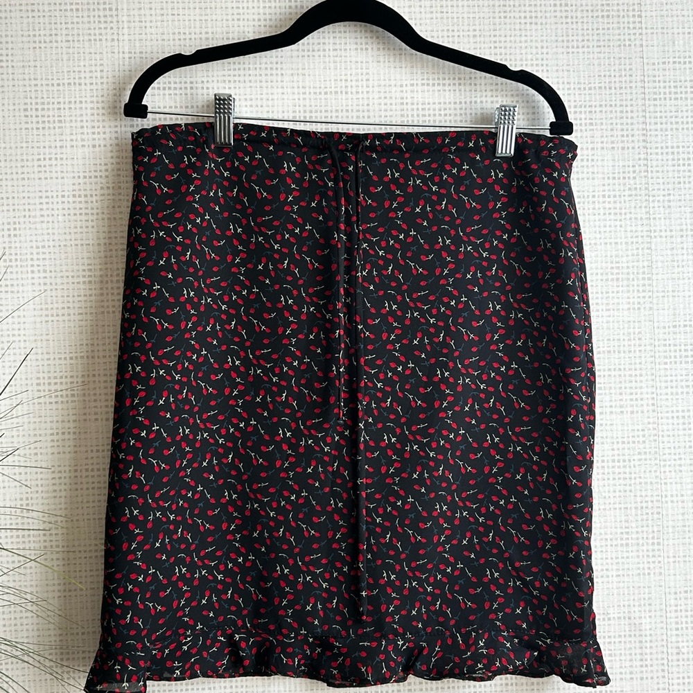 Braemar Floral Black Skirt